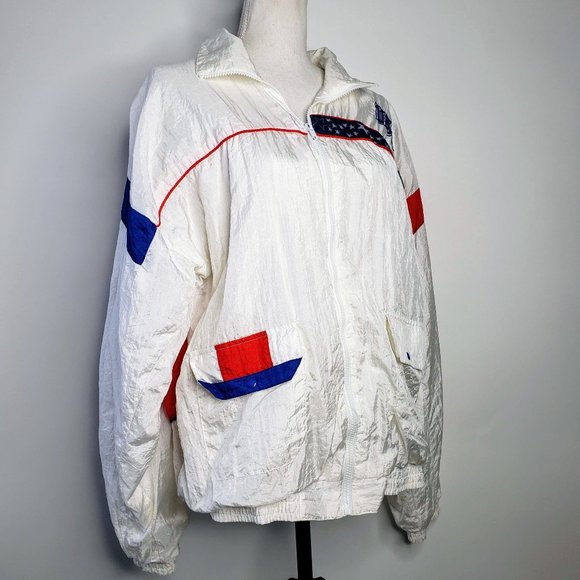 2B Active USA Vintage 80s American Windbreaker Jacket M - Picture 4 of 6